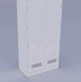 chemical resistant chemical/reagent storage shelves